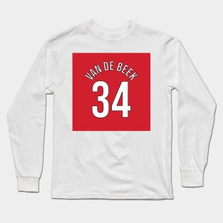 Van de Beek 34 Home Kit - 22/23 Season Long Sleeve T-Shirt
